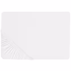 Fitted Sheet JANBU Cotton 90 x 200 cm White