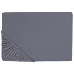 Fitted Sheet JANBU Cotton 200 x 200 cm Dark Grey