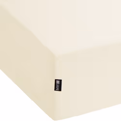 Fitted Sheet JANBU Cotton 180 x 200 cm Beige