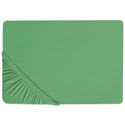 Fitted Sheet JANBU Cotton 140 x 200 cm Green