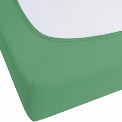 Fitted Sheet JANBU Cotton 140 x 200 cm Green