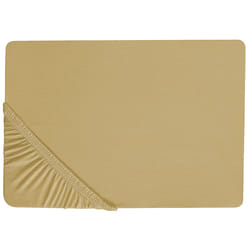 Fitted Sheet JANBU Cotton 140 x 200 cm Olive Green
