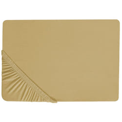 Fitted Sheet JANBU Cotton 200 x 200 cm Olive Green