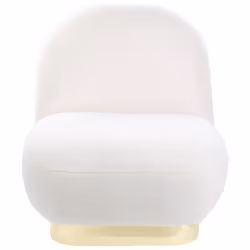 Armchair LOVIISA Boucle White