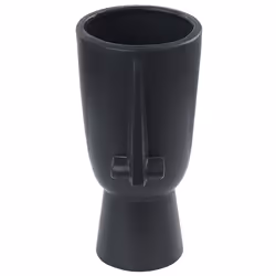 Flower Vase ARTEMIS Ceramic 22 cm Black