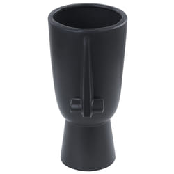 Flower Vase ARTEMIS Ceramic 22 cm Black