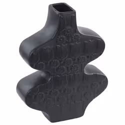 Flower Vase ARGOS Ceramic 25 cm Black