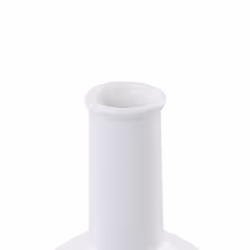 Flower Vase THEBES Ceramic 22 cm White