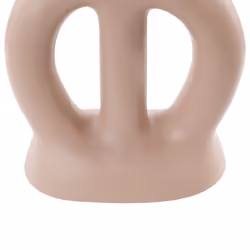 Flower Vase KOZANI Ceramic 28 cm Sand Beige