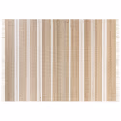 Jute Area Rug 160 x 230 cm Beige and White TALPUR