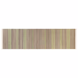 Jute Runner Rug 80 x 300 cm Beige and Light Green TALPUR