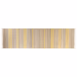 Jute Runner Rug 80 x 300 cm Beige and Yellow TALPUR