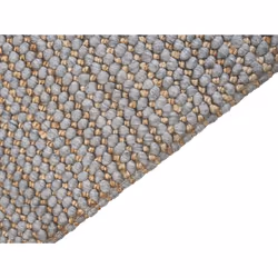 Wool Area Rug 80 x 150 cm Grey BANOO