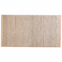Wool Area Rug 80 x 150 cm Beige BANOO