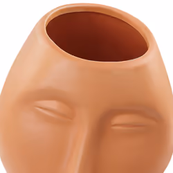 Flower Vase FLORINA Ceramic 24 cm Orange
