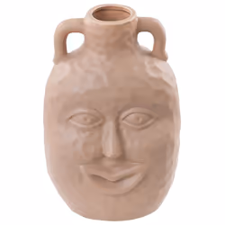 Flower Vase VERIA Ceramic 26 cm Sand Beige
