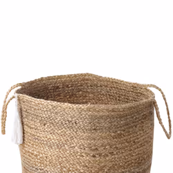 Set of 2 Baskets GAJAR Jute White - Additional view 5