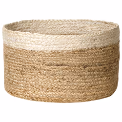 Set of 3 Baskets TAJORI Jute Natural