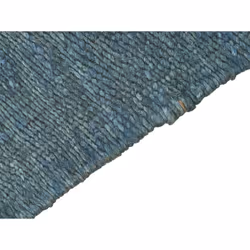 Jute Area Rug 80 x 150 cm Blue LUNIA