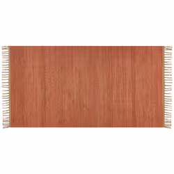 Jute Area Rug 80 x 150 cm Red LUNIA