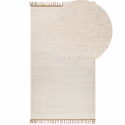 Rug LUNIA 80 x 150 cm Jute Light Beige