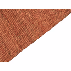 Jute Area Rug 160 x 230 cm Red LUNIA
