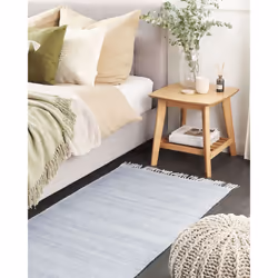 Area Rug 80 x 150 cm Light Blue MALHIA