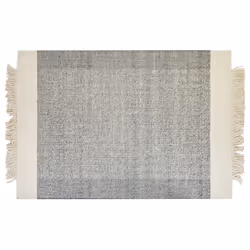 Wool Area Rug 160 x 230 cm Grey and Off-White TATLISU