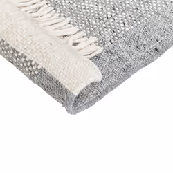 Wool Area Rug 160 x 230 cm Grey and Off-White TATLISU