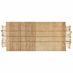 Jute Area Rug 80 x 150 cm Beige KARKIN