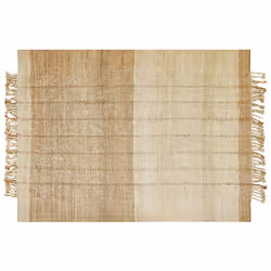Jute Area Rug 160 x 230 cm Beige  KARKIN