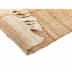 Jute Area Rug 160 x 230 cm Beige  KARKIN - Additional view 6