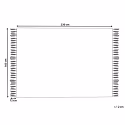 Area Rug 160 x 230 cm Off - White BADEMLI
