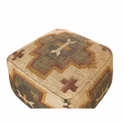 Jute Pouffe Multicolour PULICAT