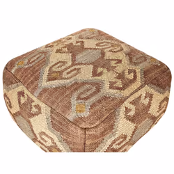Jute Pouffe Multicolour URPAD