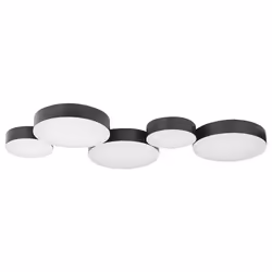LED Ceiling Lamp LUGA Metal Black