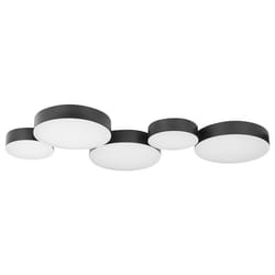 LED Ceiling Lamp LUGA Metal Black