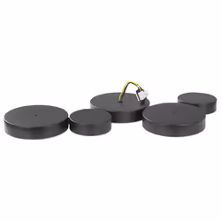 LED Ceiling Lamp LUGA Metal Black