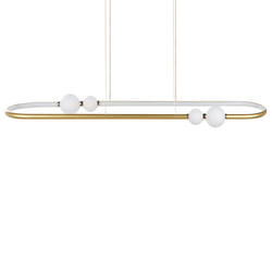 Metal LED Pendant Lamp Gold FEALE