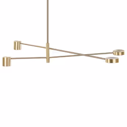 4 Light Pendant Lamp Gold BANDON - Additional view 4