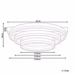 LED Ceiling Lamp NORE Gold
