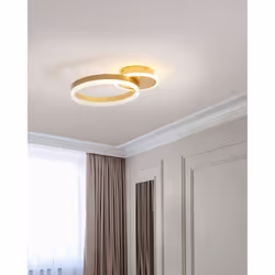 LED Ceiling Lamp GLYDE Metal Gold
