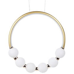 Metal LED Pendant Lamp Gold FANE