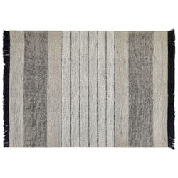 Wool Area Rug 160 x 230 cm Beige and Black YAZLIK
