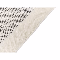Wool Area Rug 140 x 200 cm Black and White KETENLI - Additional view 5