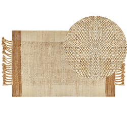Rug DEDEMLI 80 x 150 cm Jute Beige