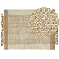 Jute Area Rug 160 x 230 cm Beige DEDEMLI