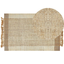 Jute Area Rug 200 x 300 cm Beige DEDEMLI