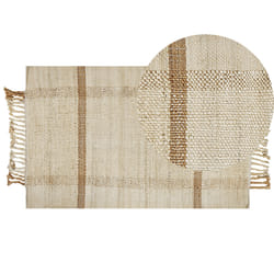Rug YELMEZ 80 x 150 cm Jute Beige