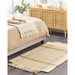 Rug YELMEZ 80 x 150 cm Jute Beige